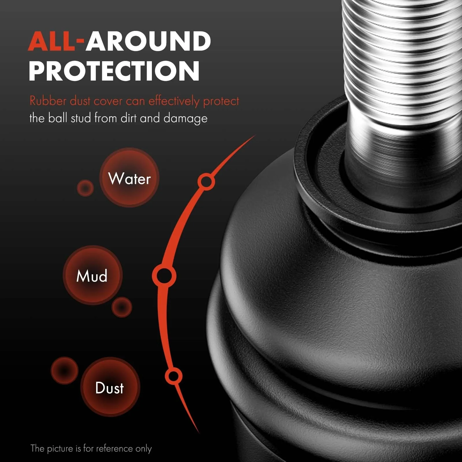 زوج وصلات كروية سفلية أمامية تناسب 2008-2012 Honda Accord 2009-2014 Acura TSX K500081 51220TA0A02