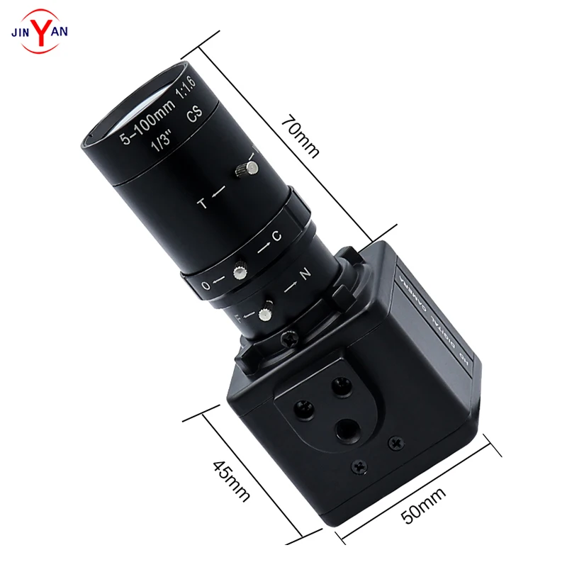 13 mega pixel IMX214 camera 5-100mm manual focus lens USB2.0