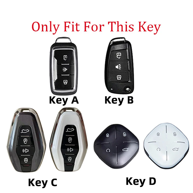 New Car Key Case Cover Shell For Chery Jetour DASHING X-1 Plus DTC 2022 2023 X70 PLUS Coupe X90 PLUS X70S X95 Keychain