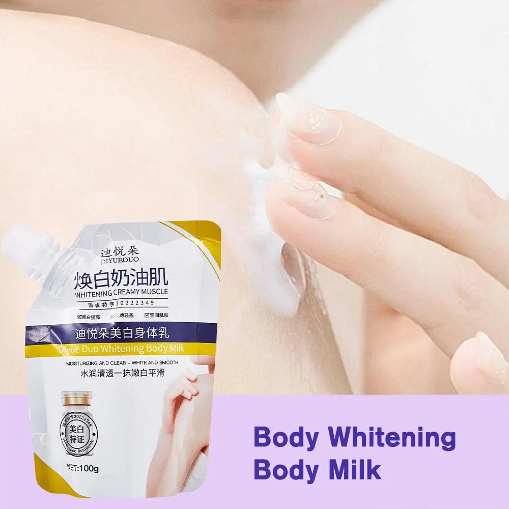 100g Body Whitening Cream Powerful Whitening Decomposition Dilute Of Lines Fine Moisturizing Care Body Repair Skin U0K3