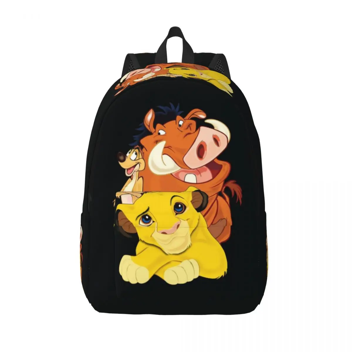 

Custom The Lion King Travel Canvas Backpack Women Men School Laptop Bookbag Hakuna Matata College Student Daypack Bags