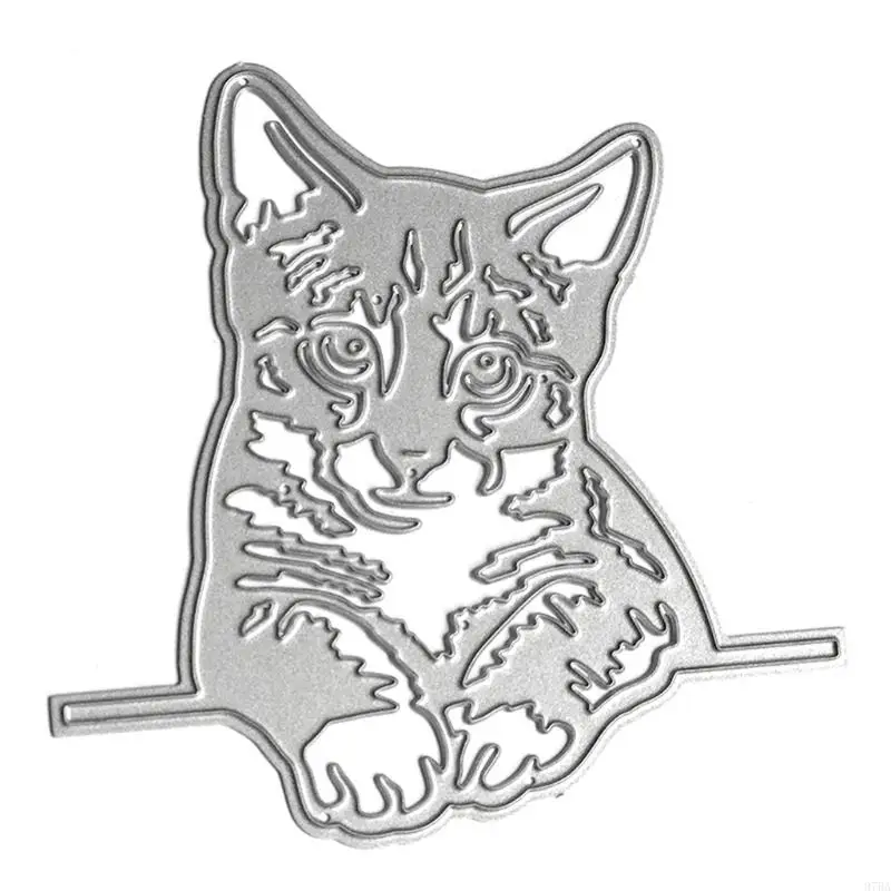 

97BA Cutting Dies for Card Making Lying Kitten Metal Die Cuts Embossing Stencil for DIY Album Paper Cards Art Craft