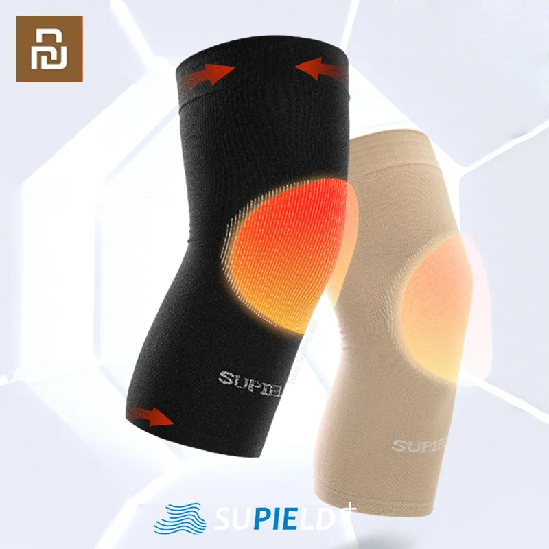 Youpin Supield Самонагревающиеся наколенники, теплый терапевтический наколенник, мягкие эластичные наколенники для массажа