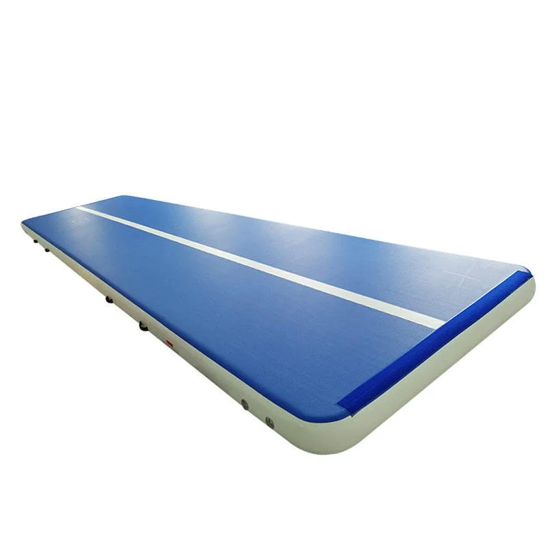Pista d'aria gonfiabile 8x2x0.2m Tappetini gonfiabili Ginnastica gonfiabile Materasso gonfiabile per ginnastica Palestra Tumble con una pompa