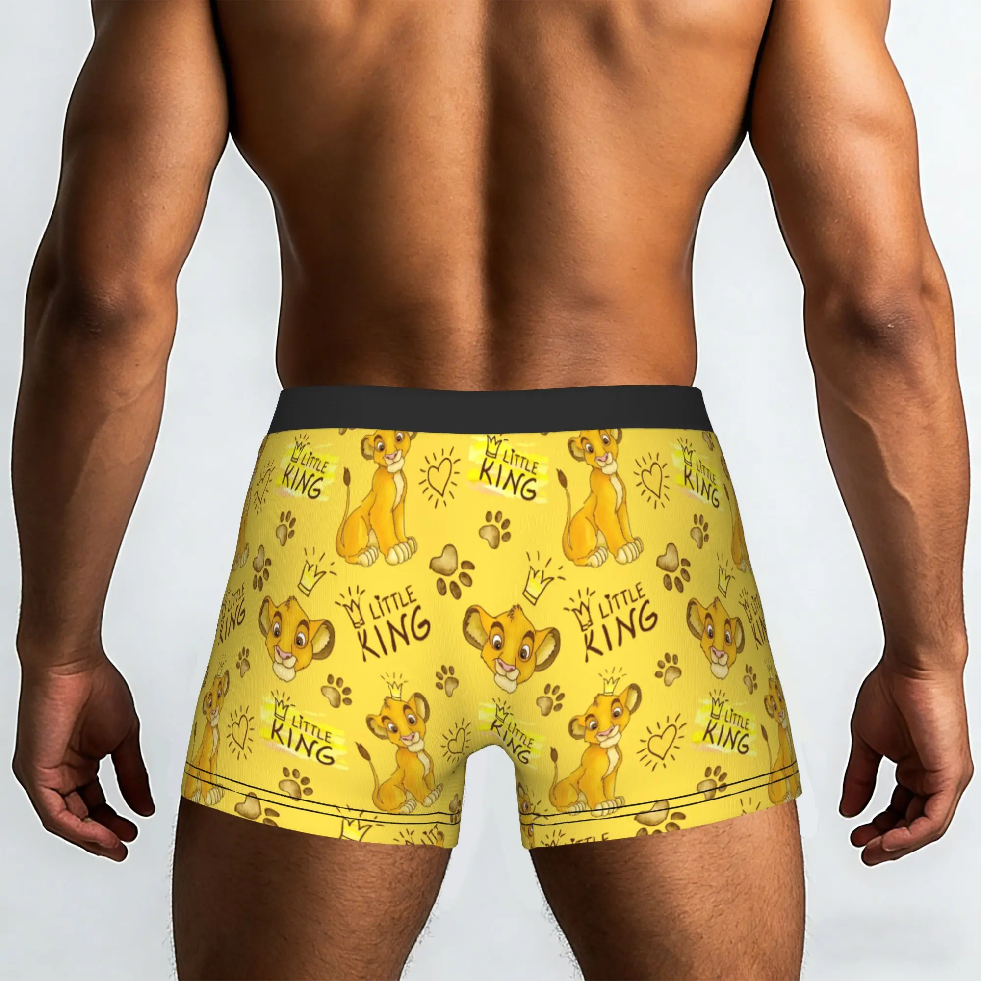 Custom The Lion Cartoon K-Kings Boxers Shorts Mens Anime Briefs Underwear Novelty Underpants