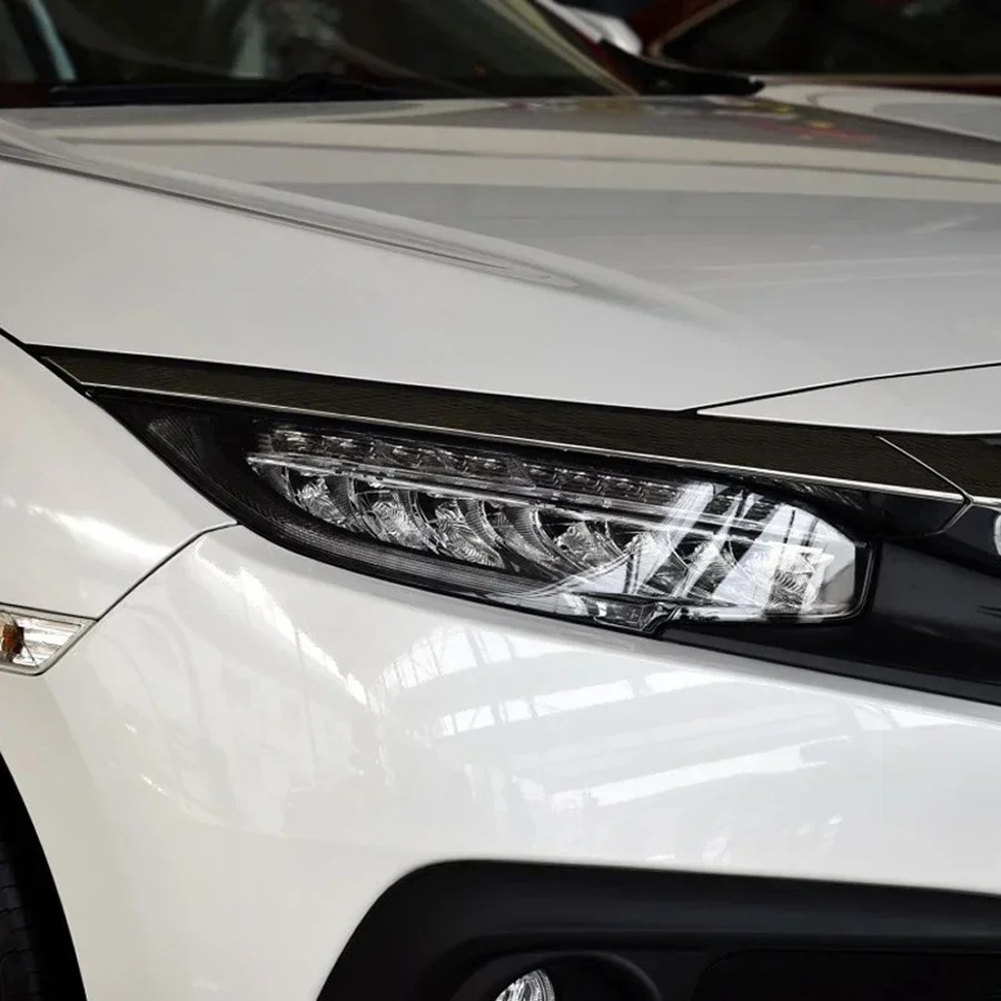 For Honda Civic 2016 2017 2018 2019 High Standard LED Headlamp Cover Transparent Lampshade Lamp Headlight Shell Lens Plexiglass