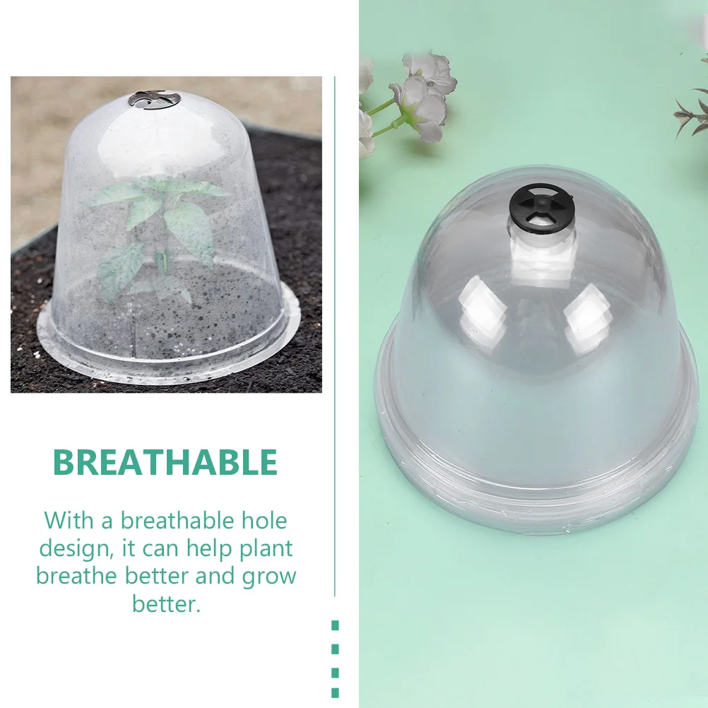 

8Pcs Succulent Planters Lids Breathable Design for Better Growth Durable Plastic Succulent Plants Lids Plastic Covers