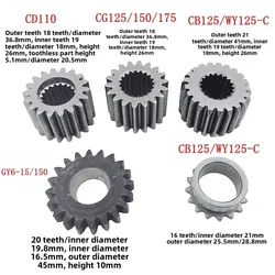 Crankshaft Starting Small Chain Timing Gear for CG125 CD110 CB125 GY6 125