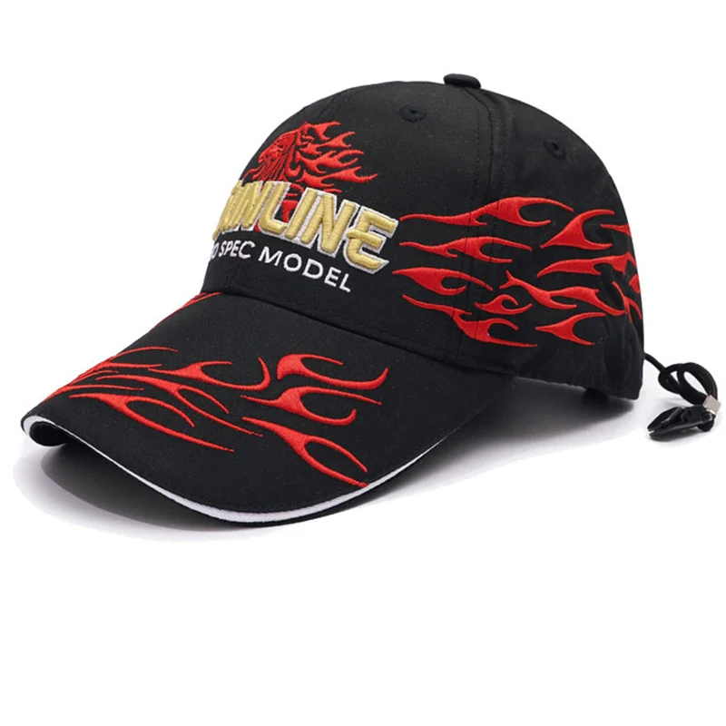 Sunline Fishing Cap for Men Summer Sun Protection Adjustable Fishing Hats Breathable Snapback Baseball Cap Outdoor Sport Cap
