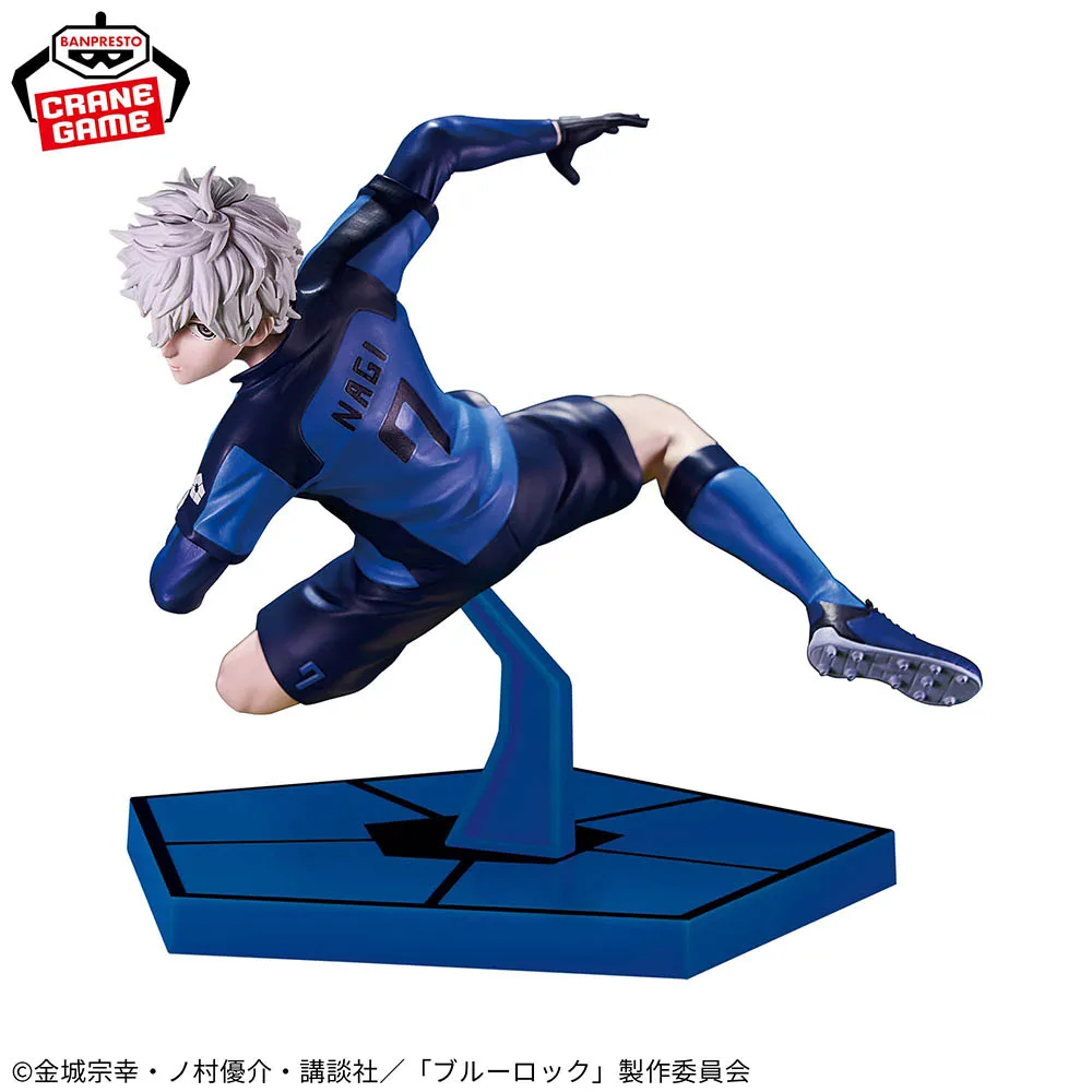 バンダイ真新しいスポット商品アニメブルーロック征士郎ナギフィギュアブルー刑務所 11 マスターピースアニメフィギュアモデル本物の箱入りおもちゃ