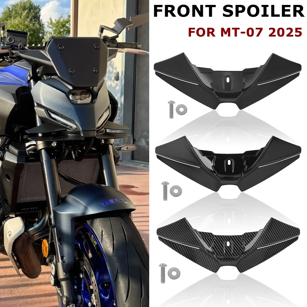 

Motorcycle Downforce Fairing Winglet Aerodynamic Wing Deflector Front Spoiler Kit For YAMAHA MT-07 MT07 MT 07 2025 Accessories