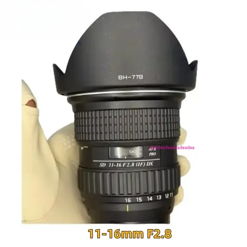95% novo original para tokina 11-16mm f2.8 pro dx lente para nikon d7100 d7500 para canon 500d para sony APS-C câmera 11 16 f2.8 lente