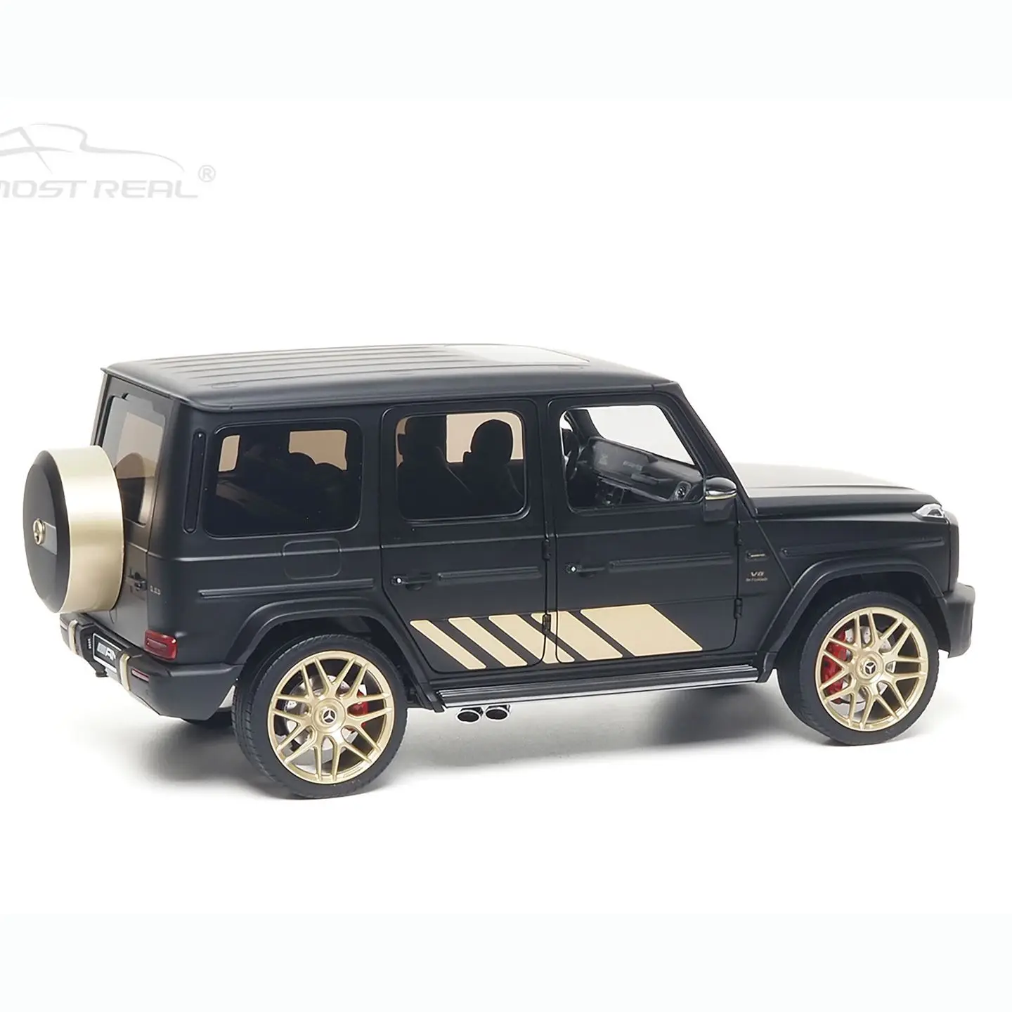 جديد 1/18 نموذج سيارة حقيقية تقريبًا بنز G63 AMG طبعة كبيرة نموذج سيارة سبيكة محاكاة سيارة دييكاست حلية مخصصة لعبة الصبي هدية