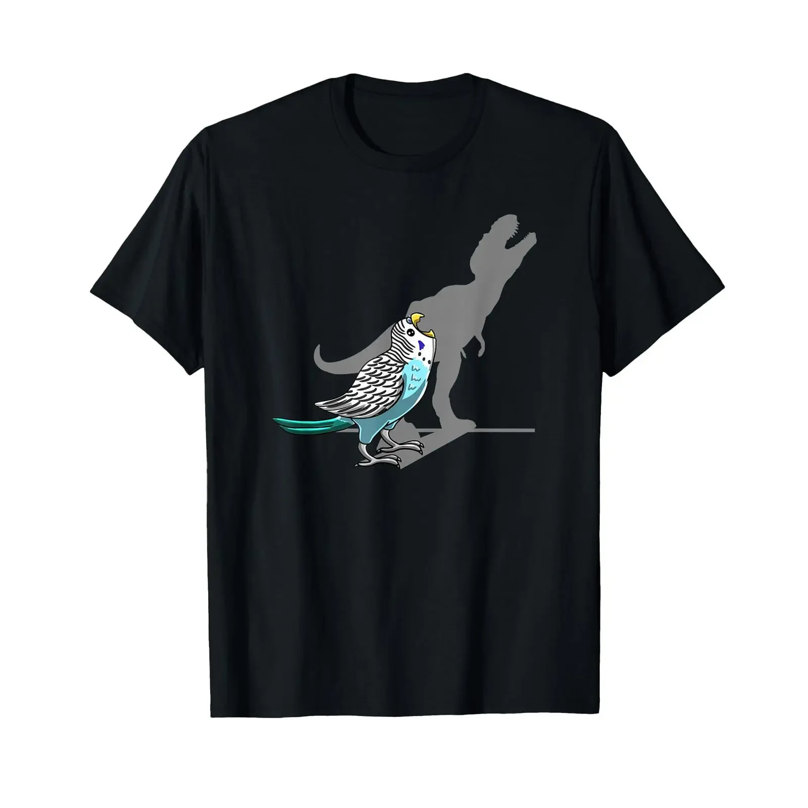 T Rex Budgerigar Shadow Budgie Parakeet Pet Bird Lover Shirt vintage Washed Stylish Versatile graphic designer clothes fashion