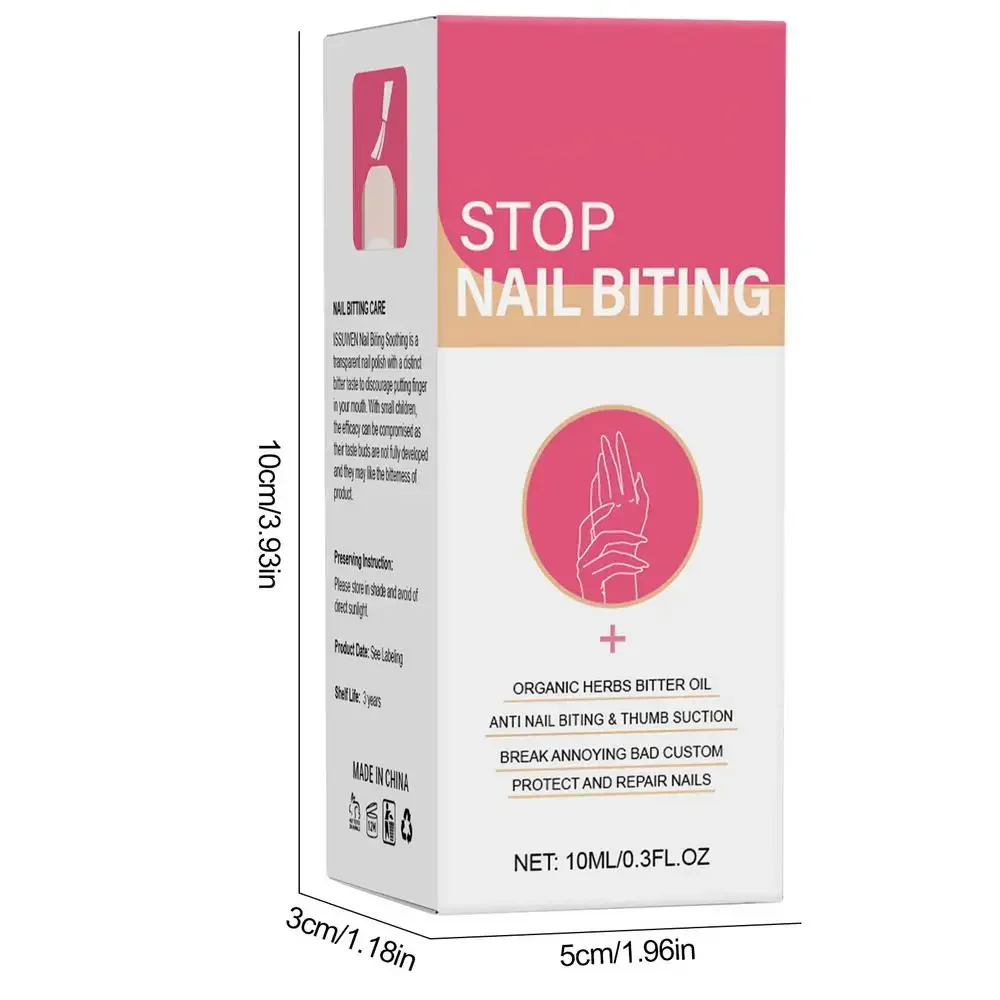 Sdotter 10ML หยุดเล็บกัด Treatments Liquid หยุดขม Liquid Cuticle Care อุปกรณ์หยุดเล็บกัด Treatments Liquid