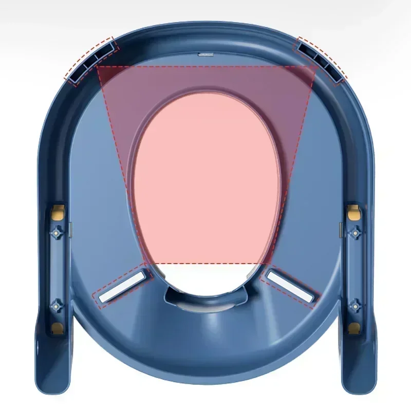 Asiento de inodoro para niños, escalera para bebés, niños y niñas, soporte plegable, taburete de paso, anillo de asiento de inodoro