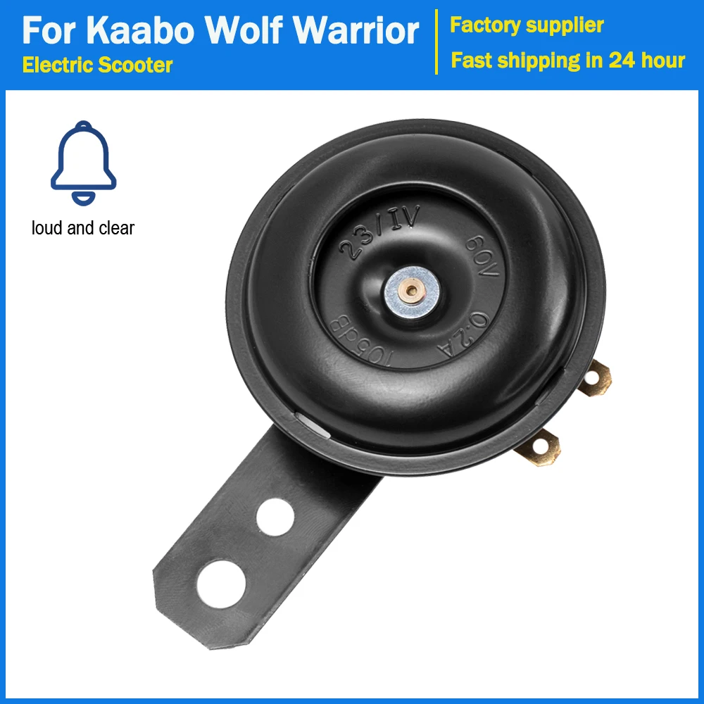 Altavoces de bocina universales bocina eléctrica 48V/60V 0.2A 105db altavoces de bocina de patinete eléctrico impermeables para Kaabo Wolf Warrior King