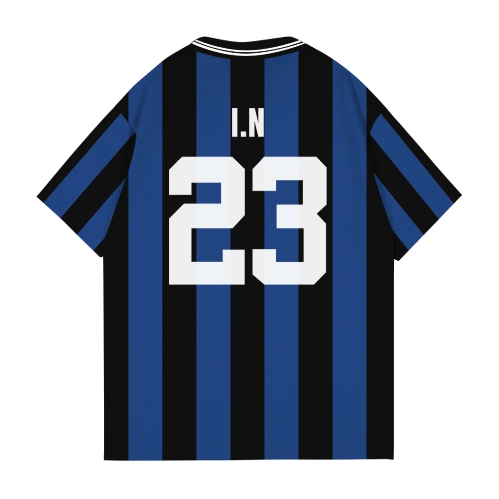 2025, neue Damen-KARMA-Zeremonie, 3D, locker und atmungsaktiv, V-Ausschnitt, modisches Freizeit-T-Shirt für Kinder/Erwachsene, Halloween-Paar-Trikots