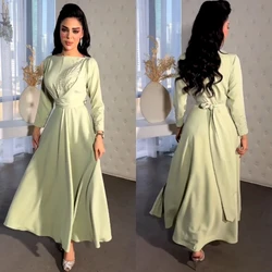 Customized Jersey Beading Quinceanera A-line Boat Neck Bespoke Occasion Gown Midi es Dresses