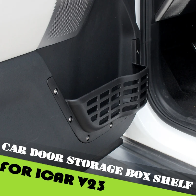 

Car Door Storage Box Fit for Chery ICAR V23 Modified Auto Door Expansion Shelf To Replace Original Car Interior Accessories