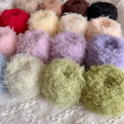 50g Long Hair Teddy Plush Wool Yarn Curly Hair Bear Like Animal Hair Characteristic Thread Handcrafted Crochet DIY Doll Yarn