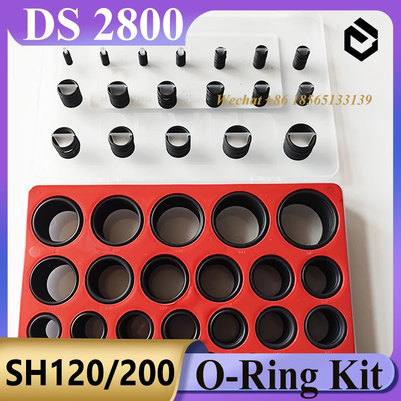 O-Ring-Kit For DS2800 SH120 SH200 O-ring Box 666pcs for Sumitomo Excavator Seal Kit