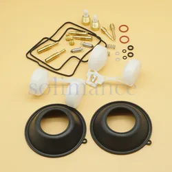 For Honda XRV 650 AFRICA TWIN RD03 XRV650 Carburetor Repair Kit Float Diaphragm Membrane 2 Sets