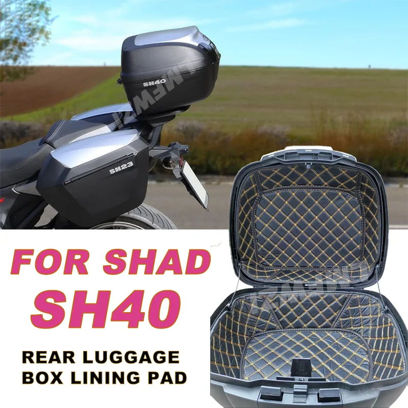 For SHAD SH40 Motorcycle Top Case Lining Mat Protector Accessories
