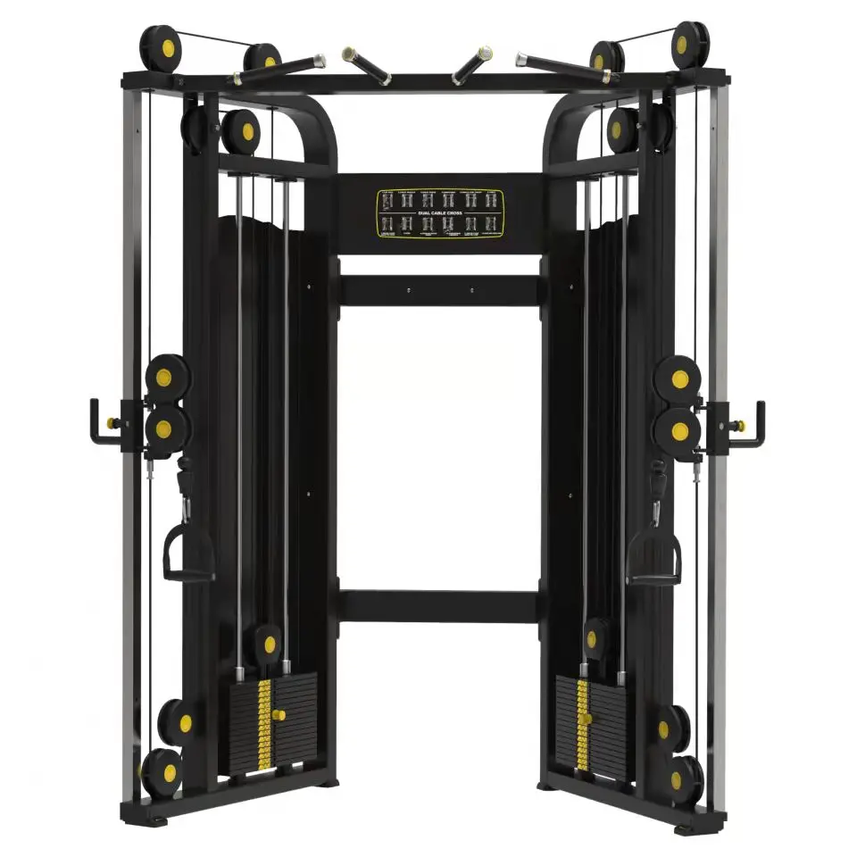 

Dual Adjustable Pulley Cable Crossover Commercial Fitness Multi Functional Trainer