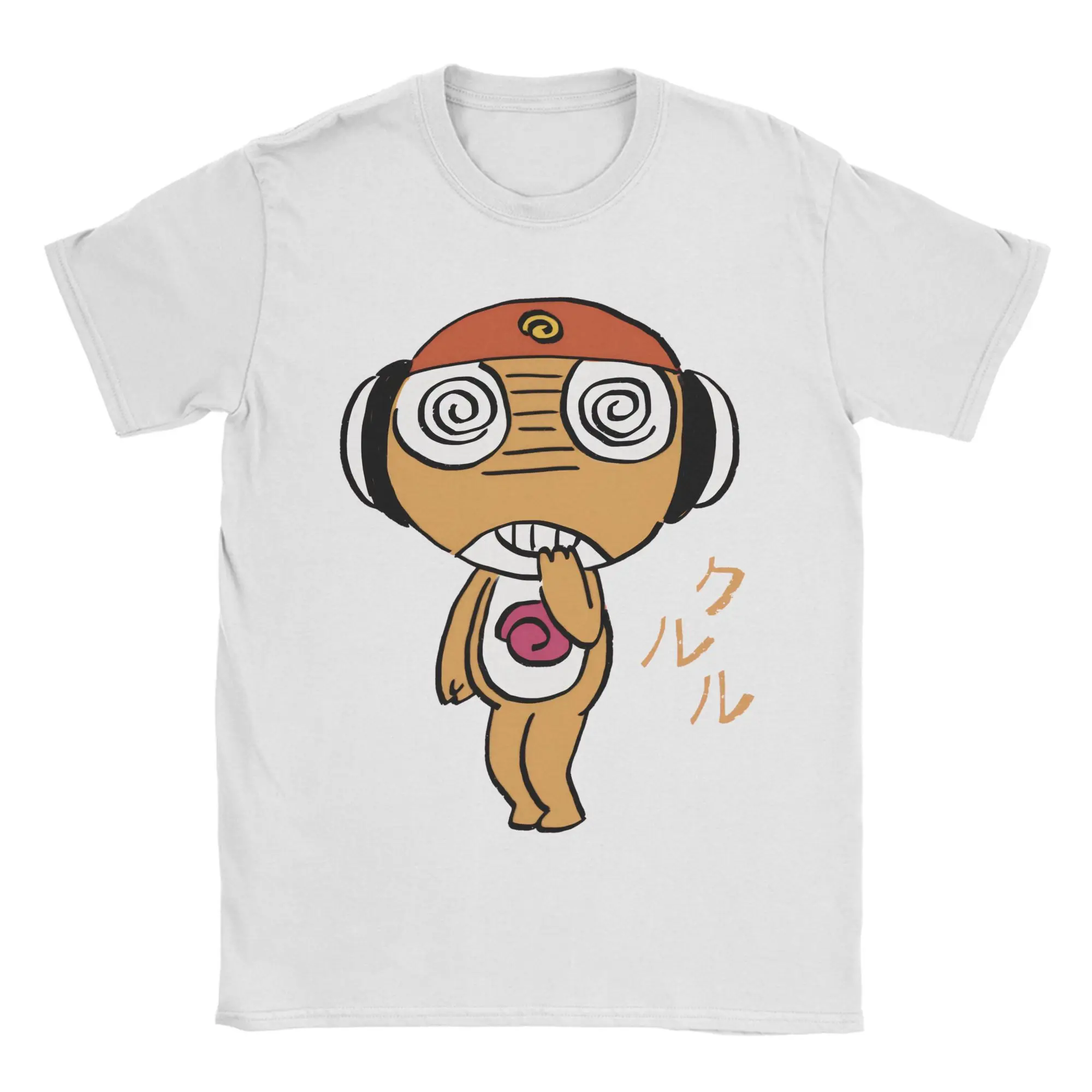Cute Kururu Sgt Frog Keroro Men Women's T Shirts  Fashion Tees Short Sleeve Crew Neck T-Shirt 100% Cotton New Arrival Tops