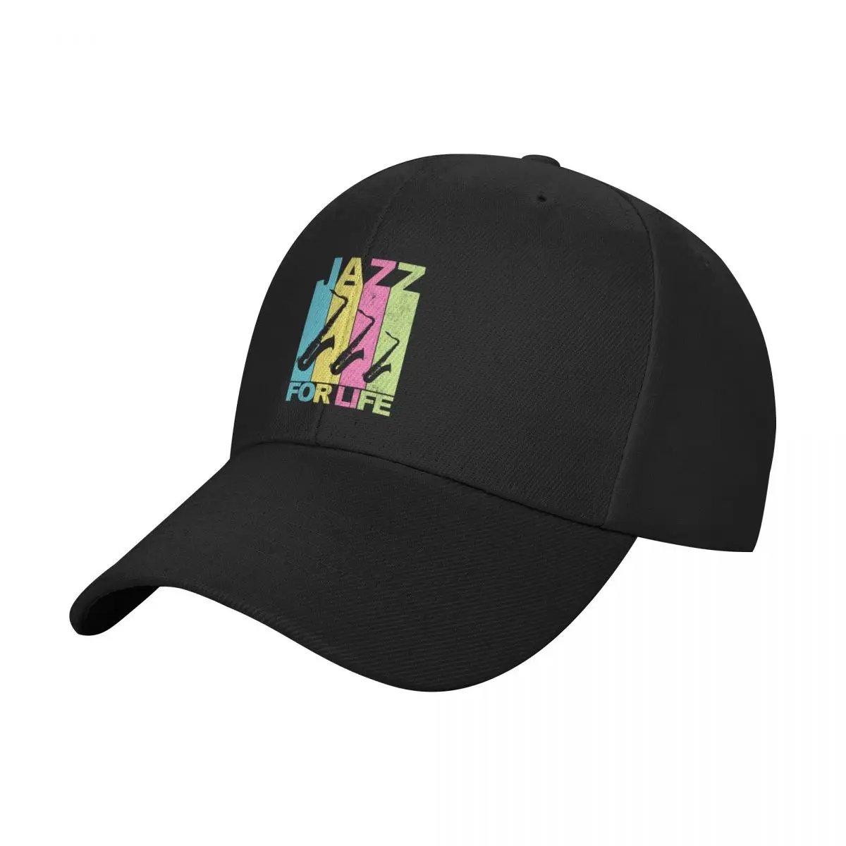 

Jazz For Life Music Quote With Saxophones Baseball Cap Winter hat Kids Hat Trucker Cap Women's Beach Men's