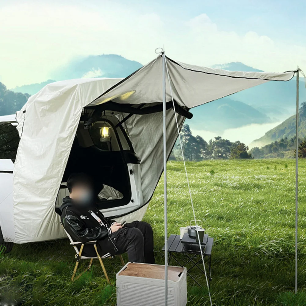 

Car Rear Shelter Tent Camping Awning SUV/MVP Tents For Camping Awning Tent Waterproof Canopy Tarp Car Shelter Exterior Parts