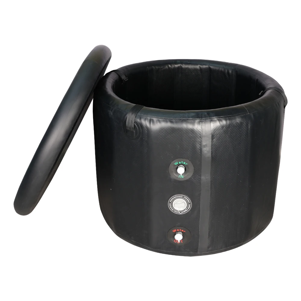 OEM جودة عالية نفخ أنبوب حمام الجليد سلامة سترة نجاة الباردة يغرق حوض حمام الجليد المحمولة مع الشعار