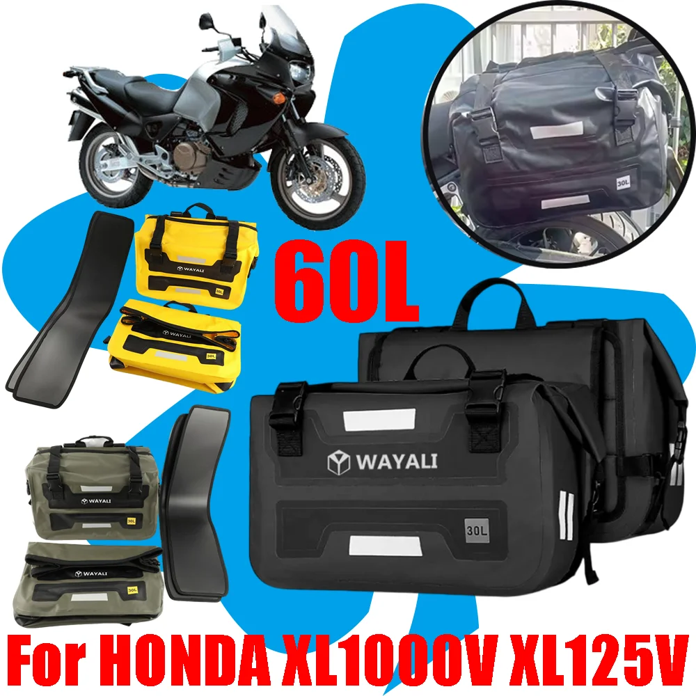 

Для HONDA Varadero 1000 125 XL XL1000V ‌ Мотоциклетная сумка-кофр XL125V с быстрым креплением, водонепроницаемая, для хранения багажа