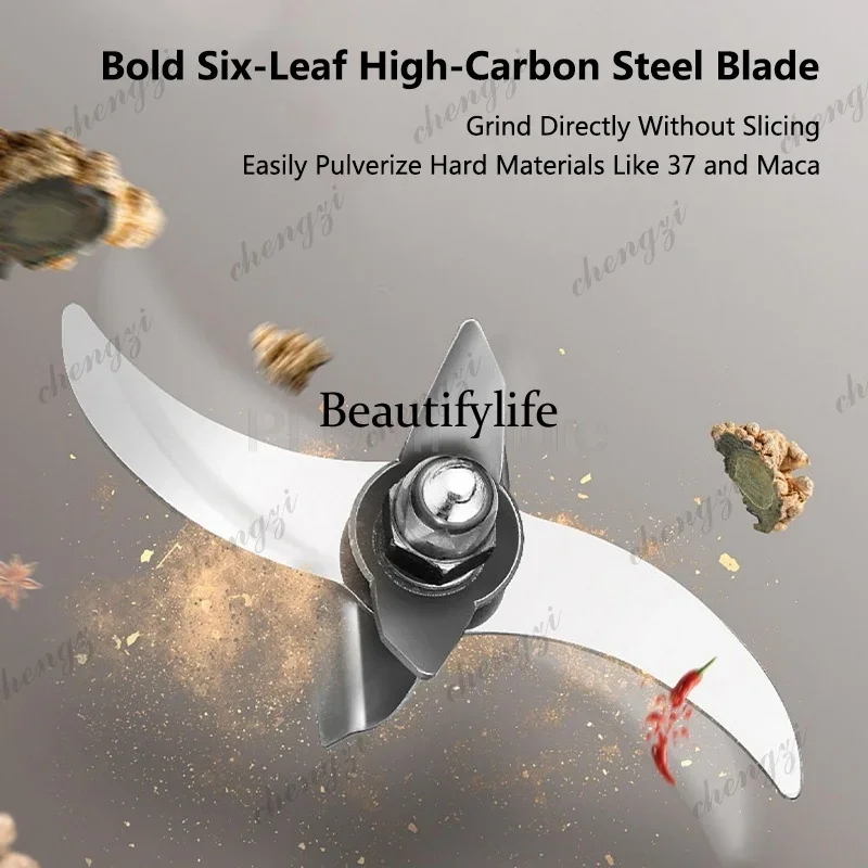4500g 304 Stainless Steel Grinder Machine Large-scale Crusher Household Mill Commercial Powder Ultra-fine Grinding Machine MillA view 6