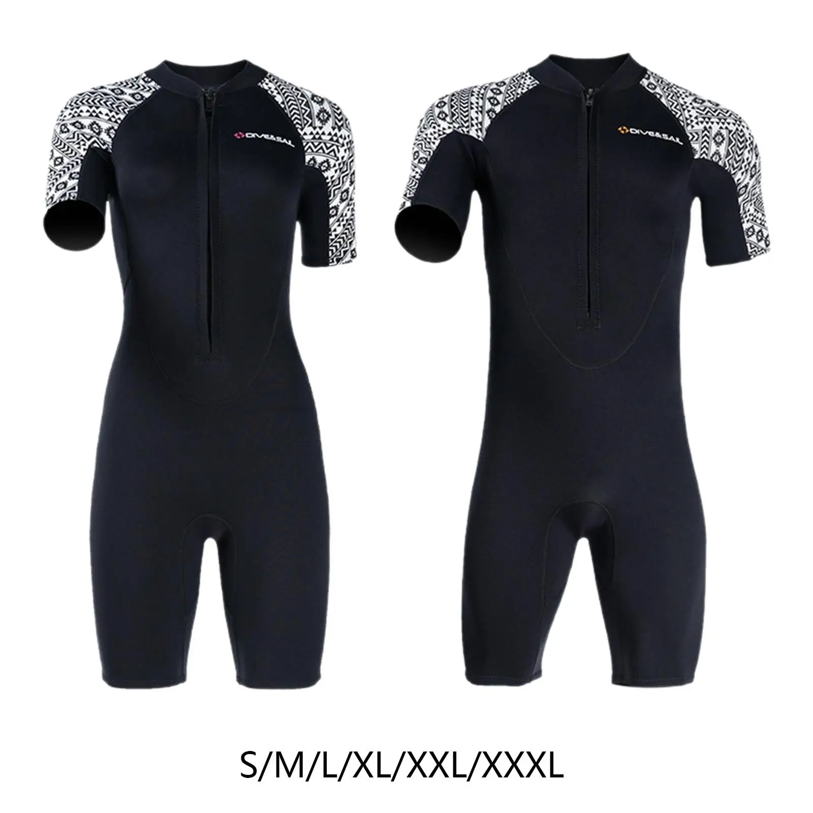 Shorty Wetsuit 3 mm neopreen duikpak voor snorkelen, duiken, zwemmen