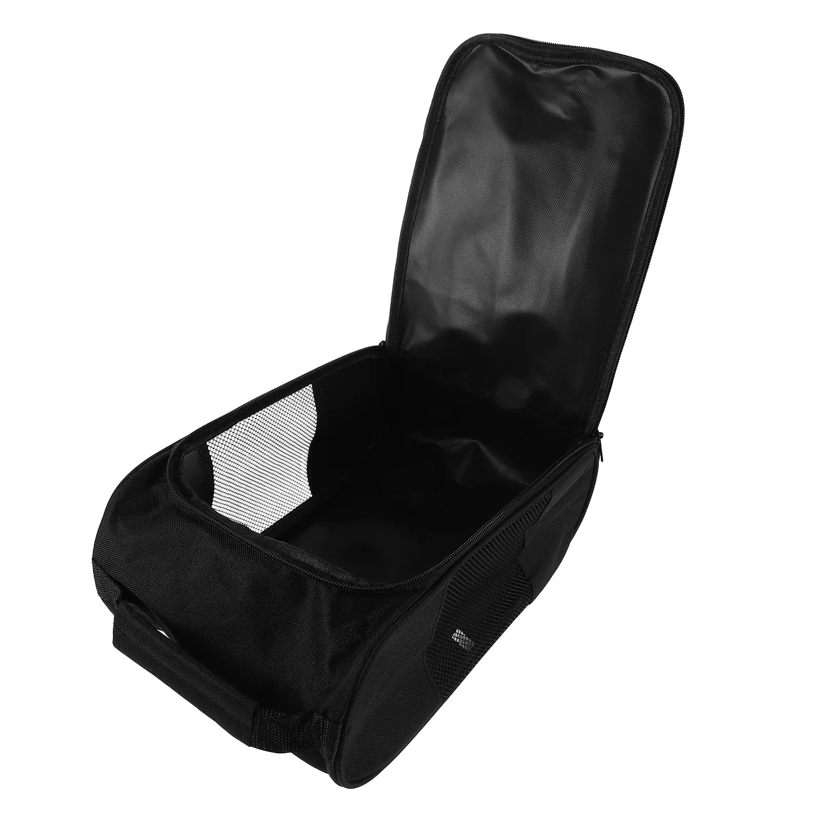 

Сумка-переноска для обуви для гольфа с дышащей вентиляцией, на молнии, с ручкой и боковыми вентиляционными отверстиями, для носков, ти-шек, аксессуар для гольфа, бейсбола, футбола