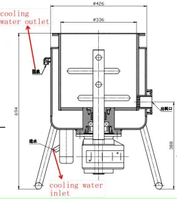 ماكينة طحن الشوكولاتة التجارية سعة 50 لترًا لتكرير الكاكاو الصناعي لإنتاج الشوكولاتة #4