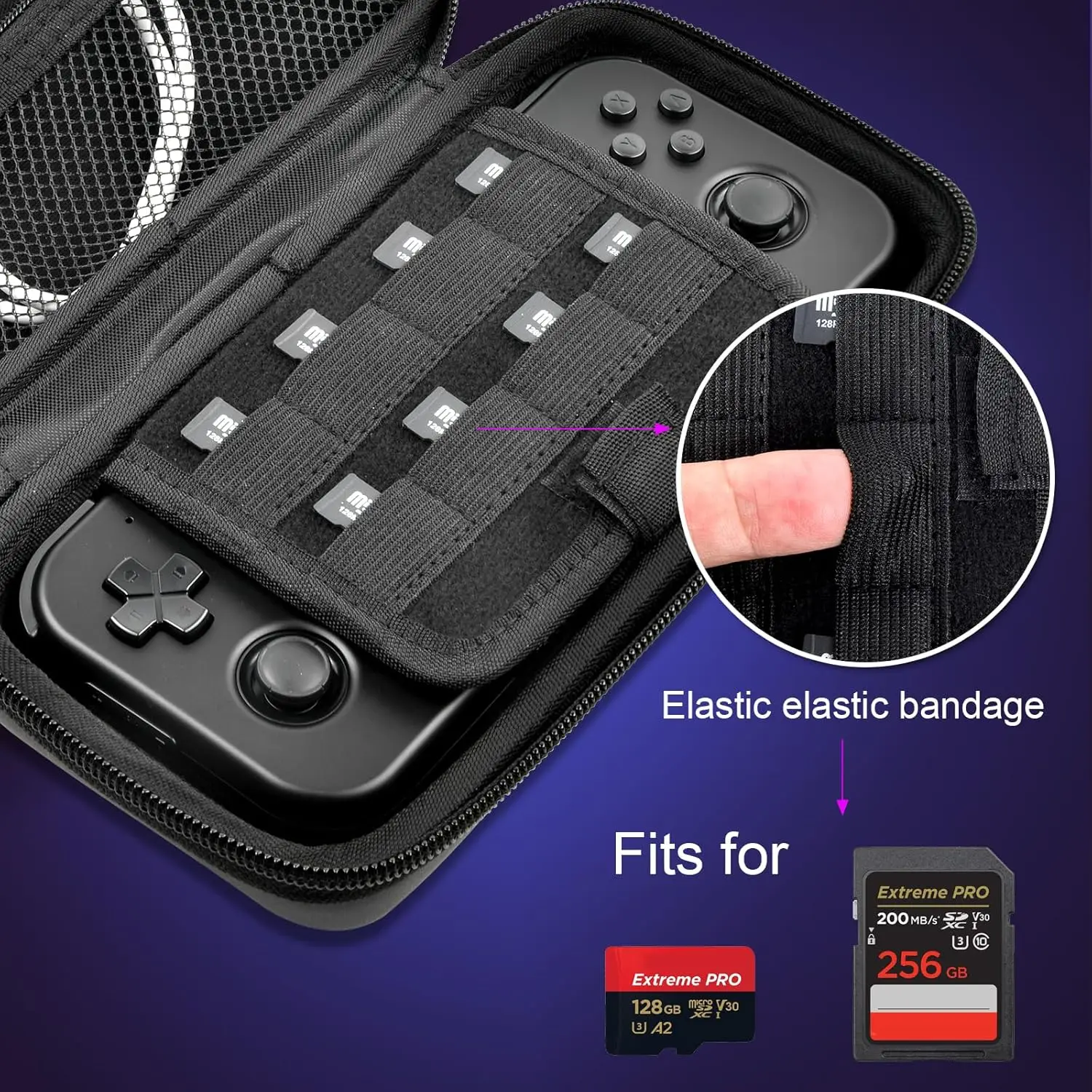 (العلبة فقط) حقيبة حمل لوحدة التحكم المحمولة للعبة Retroid Pocket 3 Plus Retro، وحدة تحكم محاكيات متعددة للسفر المحمولة