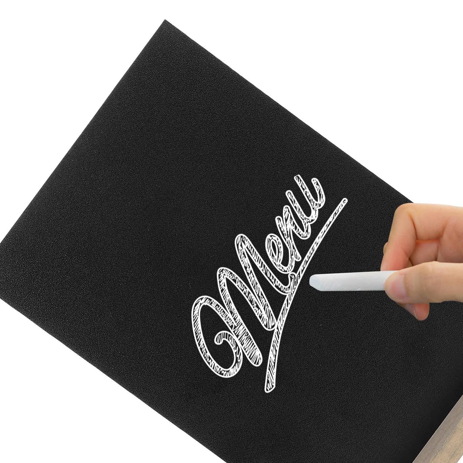 

1Pcs Wooden Small Blackboard Double-Sided Writable Practical Blackboard for Food Stalls Coffee Shops Wedding Decoration