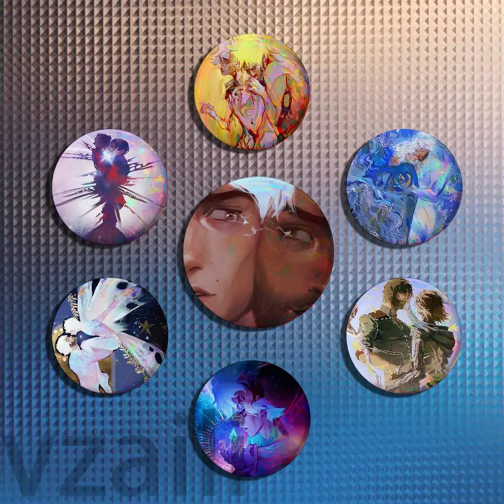 JayVik A-Arcane Button Pin Single Pack Anime Merch for Ita Bags Badge Collectible Buttons TH