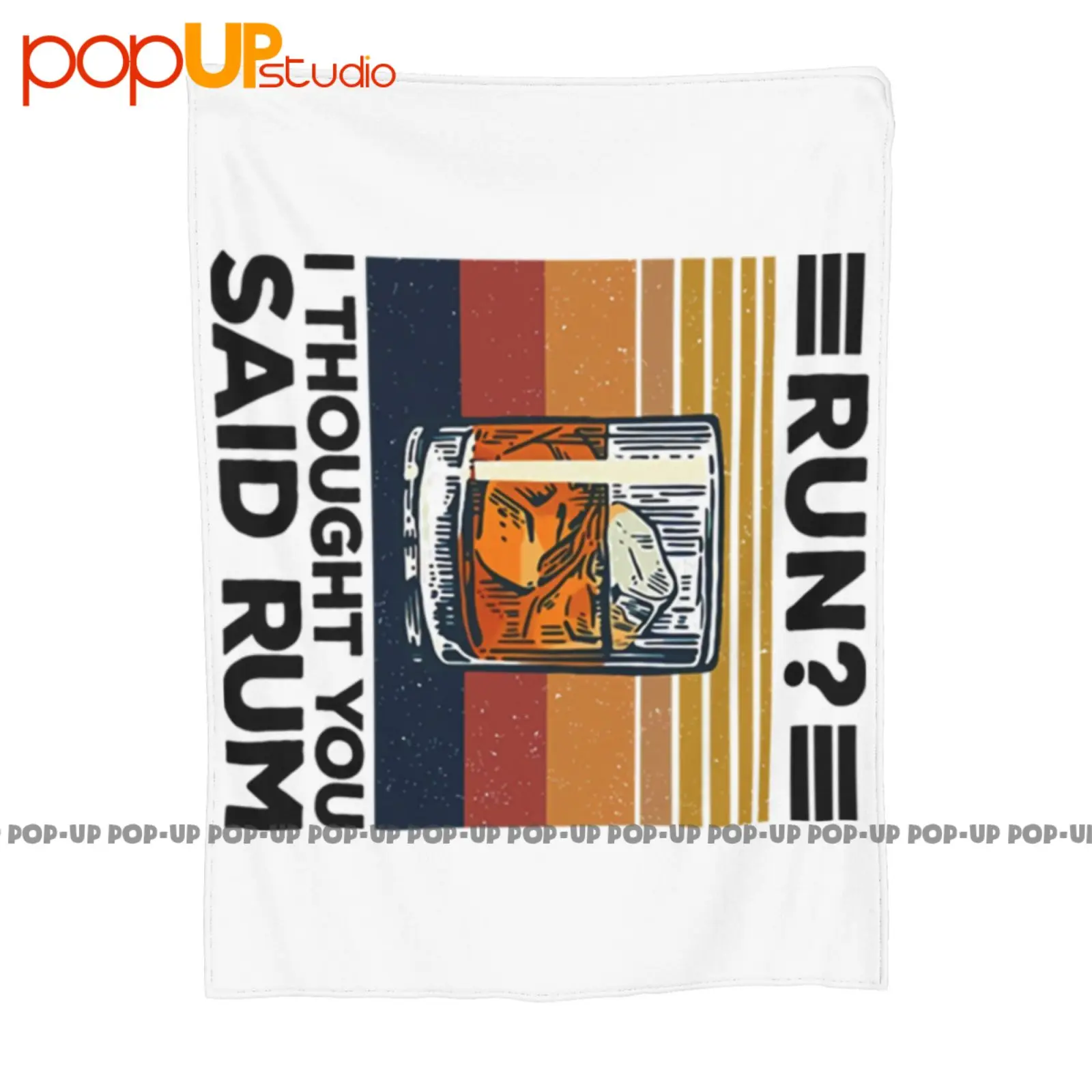 Run I Thought You Said Rum Cocktail Lover Ultra-Soft Blanket Quilt Winter Sofa Cover Bed Covers