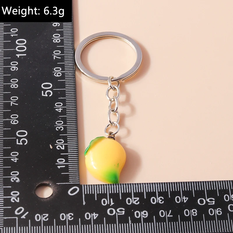 Niedliche Simulations-Gemüse-Schlüsselanhänger, Kunstharz, Lebensmittel, Mais, Charms, Schlüsselanhänger, Souvenir, Geschenke für Frauen, Männer, Autoschlüssel, Handtasche, Schlüsselanhänger – Detail 19