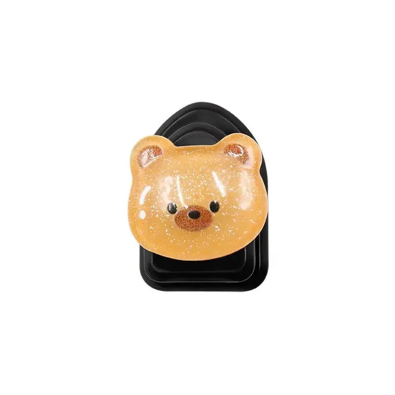 Car Hook Cute Bear Auto Seat Back Hook Sticky Supplies Auto Interior Front Small Hook Car Decorative Tools Accessories Adorns