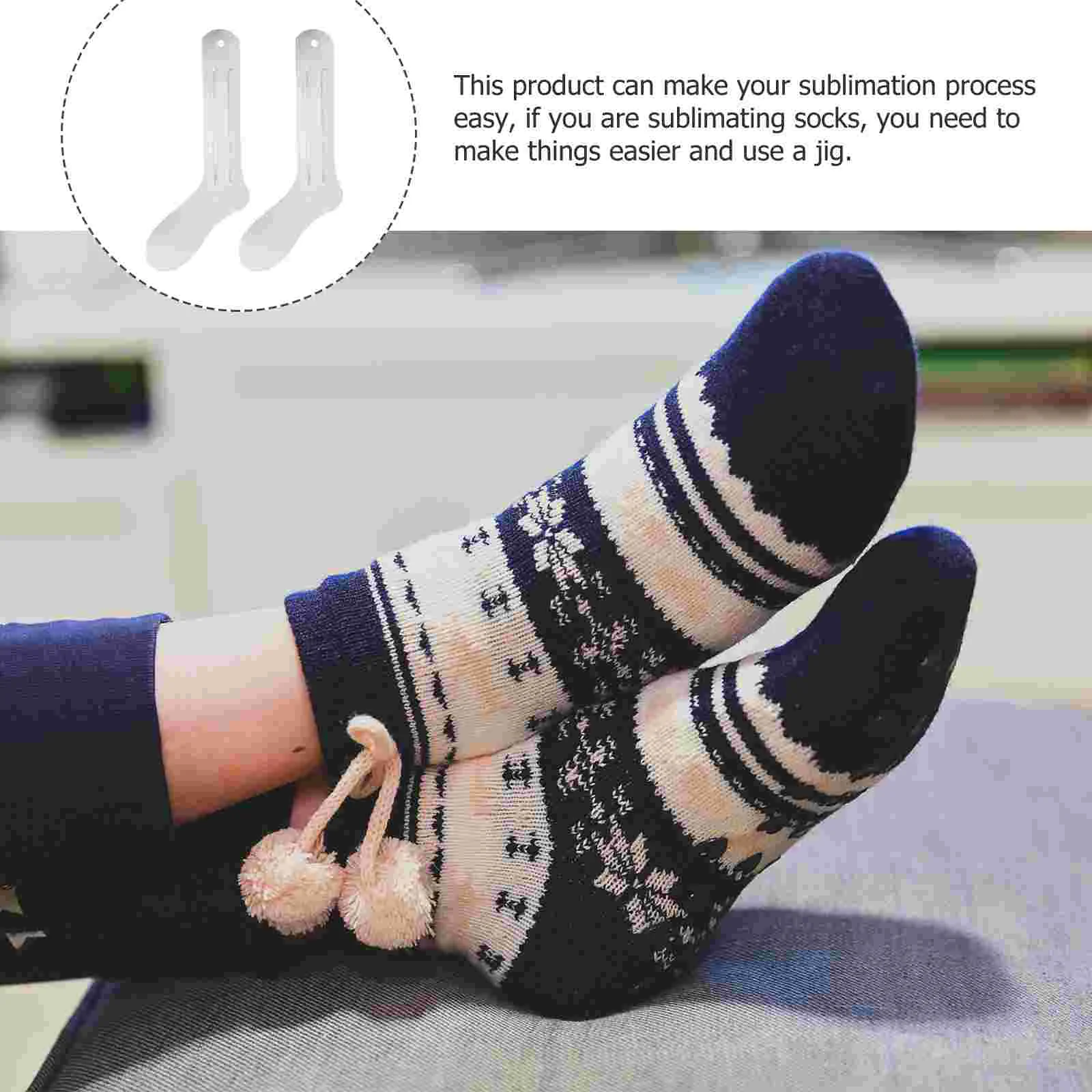 2 Pcs Sock Shaping Board Sublimation Jig Printing Metal Aluminium Aluminum Miss Women's Heated Socks