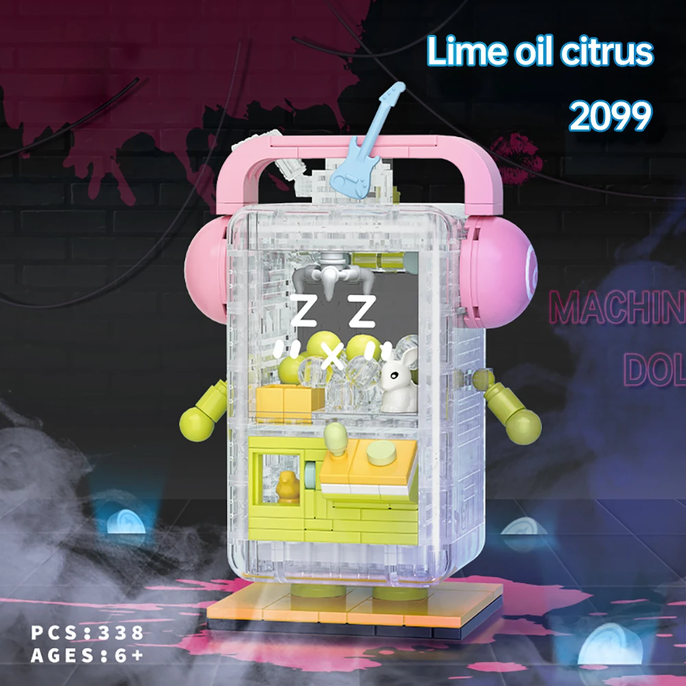 ToylinX 342 قطعة القلقاس هريس Bingbing ملاهي مخلب آلة الطوب الصغير اللبنات مجموعة مع اكسسوارات للبالغين المراهقين #3