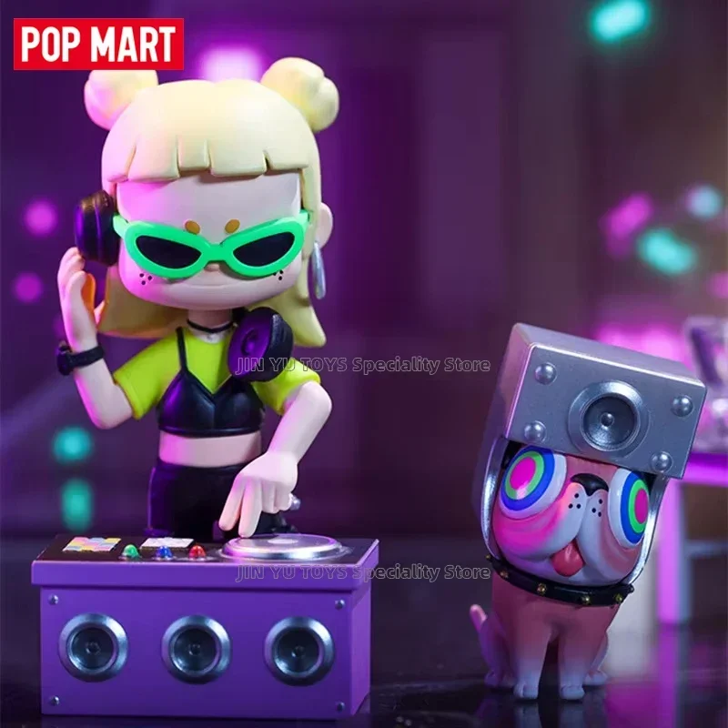 POP MART Vita Super Band Series Mystery Box Cute Anime Figure Model Fashion Home Decor Desktop Dolls Confirm Style Surprise Toys