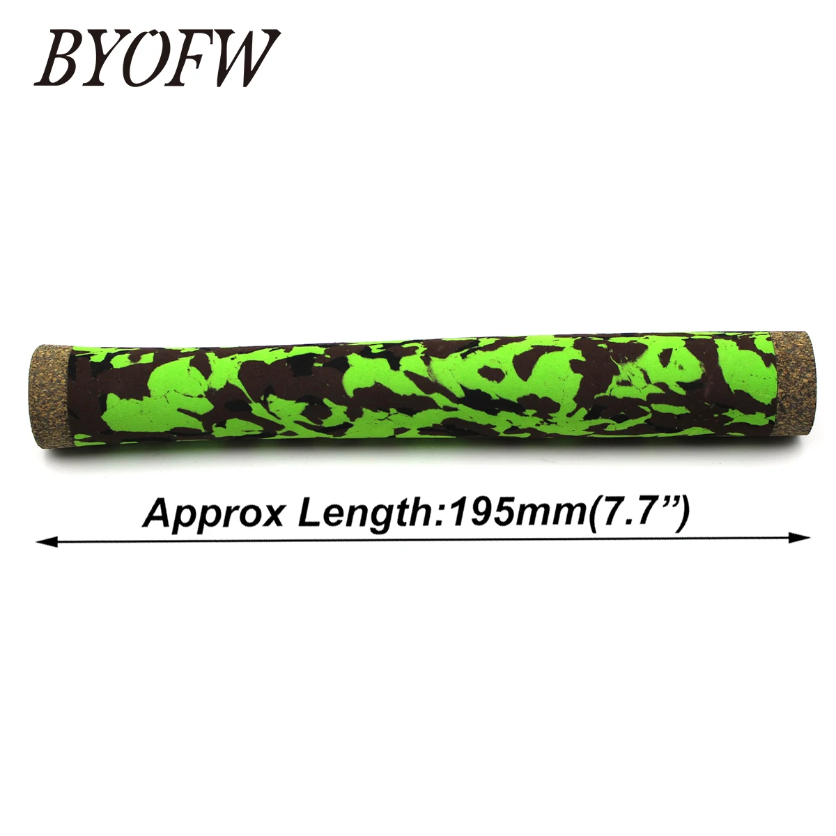 Imagem -02 - Byofw-camuflagem Eva Espuma Pesca Rod Handle Grip Multicolor Artesanato Pole Building Faça Você Mesmo Reparação Acessório de Substituição 195 mm pc