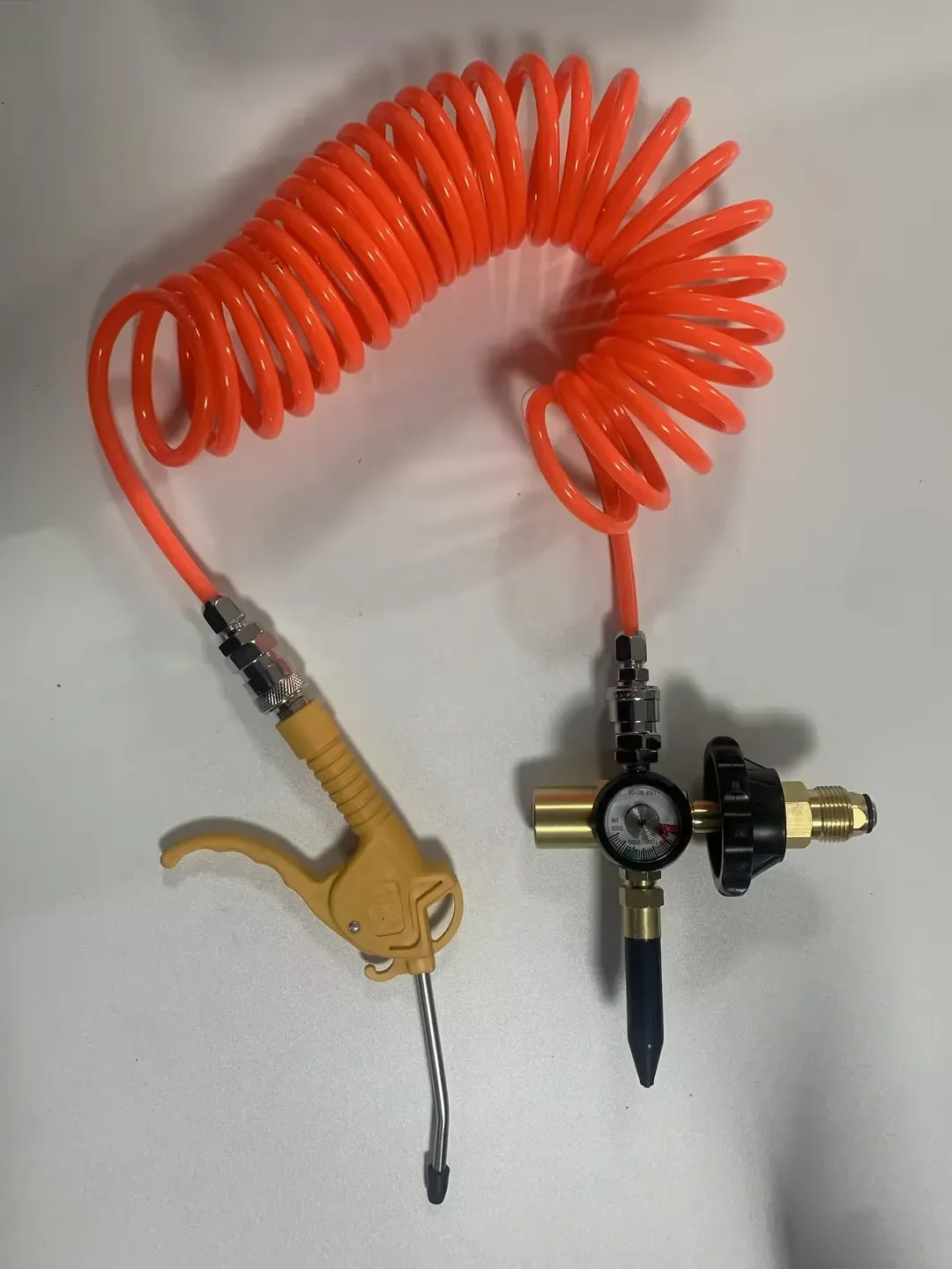 

All Copper High-Pressure Helium Pressure Reducing Valve Filled Balloon Pressure Reducer Dual Outlet with Gas Pipe