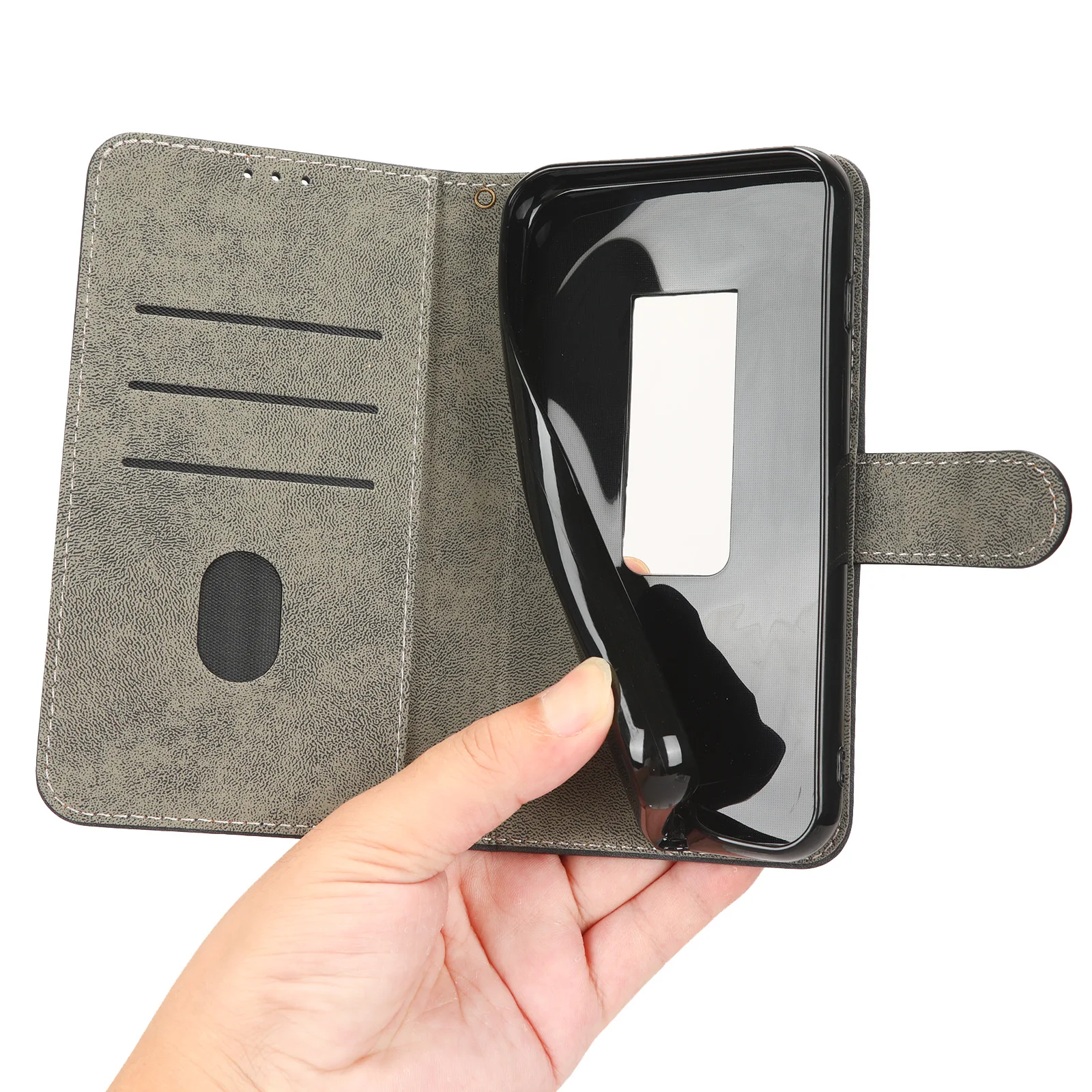 For Samsung Galaxy 5G Mobile Wifi SCR01 Wallet Anti-theft Brush Magnetic Flip Leather Case For Samsung 5G Mobile Wifi Phone Case
